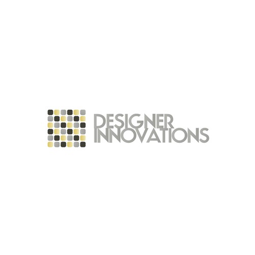 Staging design with the title 'New logo wanted for Designer Innovations'