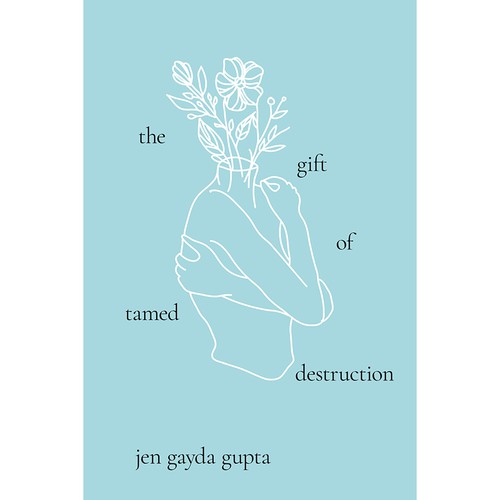 Typography book cover with the title 'Poetry Book Cover Design'