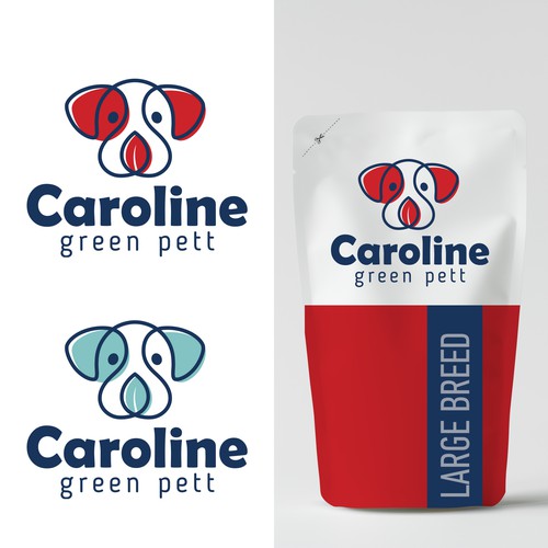 One line design with the title 'Caroline Green Pett'