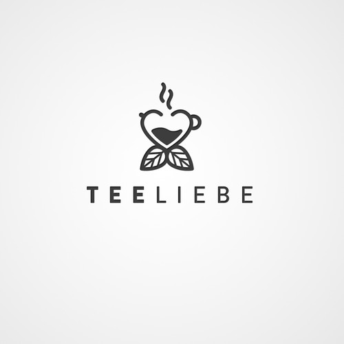 Leaf logo with the title 'TeeLiebe'