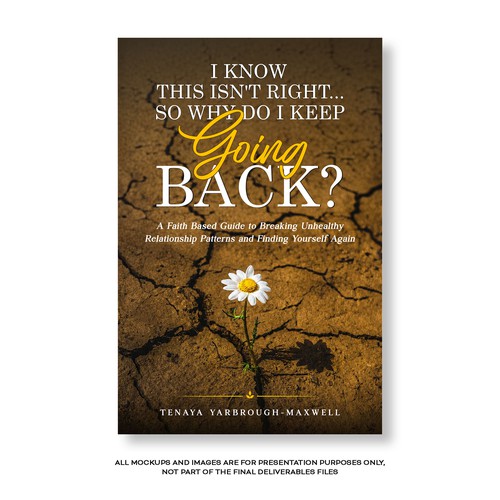 Motivational book cover with the title 'Book Cover'