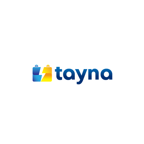 Battery design with the title 'Tayna Battery logo'