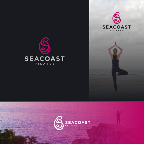 Pilates logo with the title 'Seacoast Pilates'