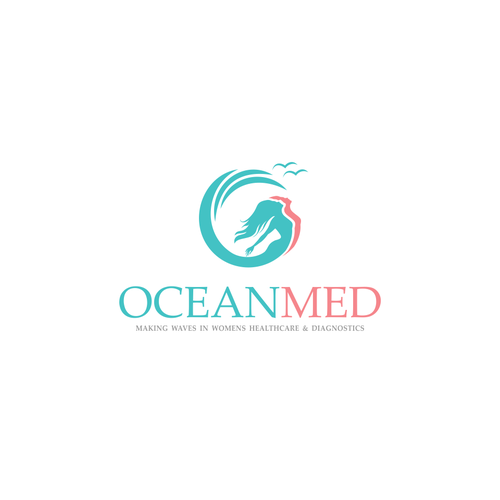 Medical logo with the title 'Ocean Med'