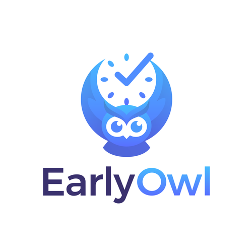 Clock design with the title 'Early owl'