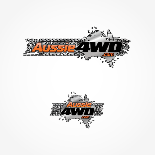 Off-road logo with the title 'Logo for Aussie4WD.com'