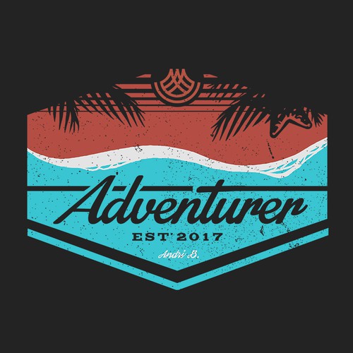 Travel t-shirt with the title 'Simple Adventure T-Shirt'