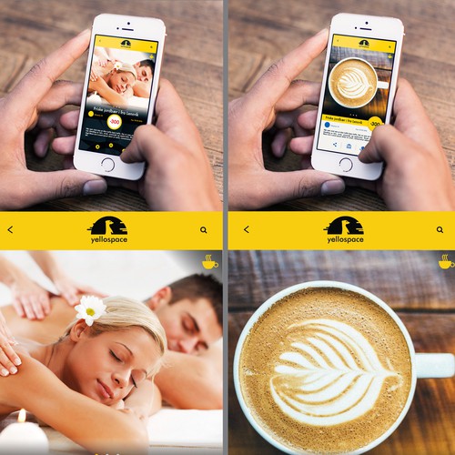 Coupon design with the title 'Coupon Concept Design'