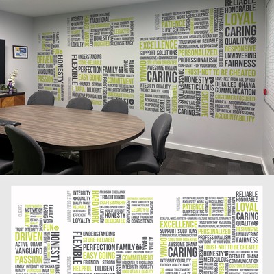 Inspiration wall design
