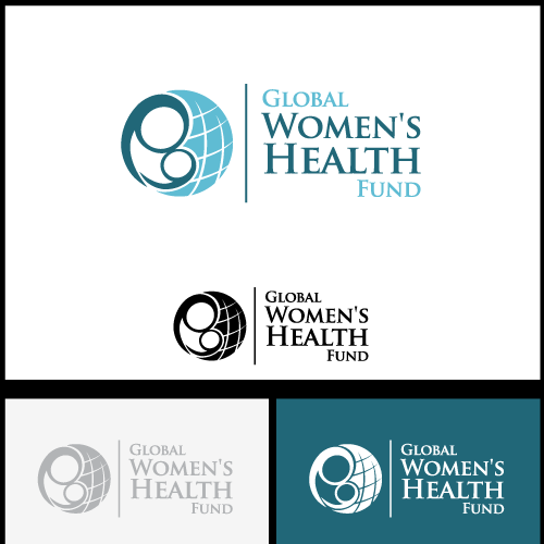 Global logo with the title 'Create an AMAZING logo for the Global Women's Health Fund'