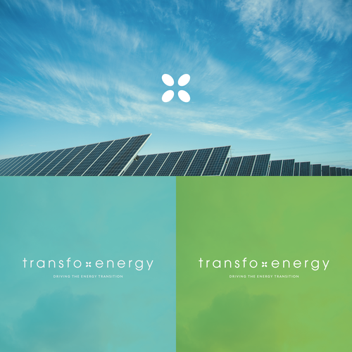 Renewable energy logo with the title 'Logo design for a energy service sustainable platform'