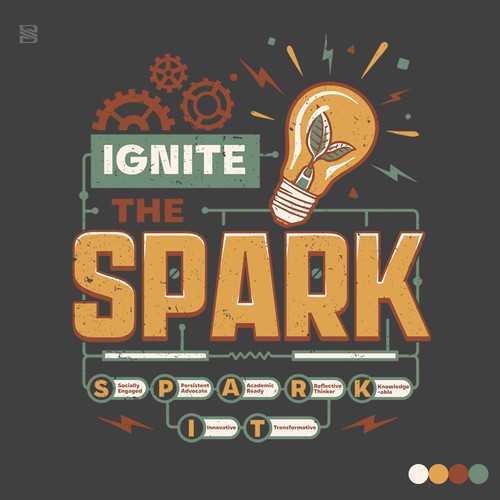 Education t-shirt with the title 'Ignite The Spark'