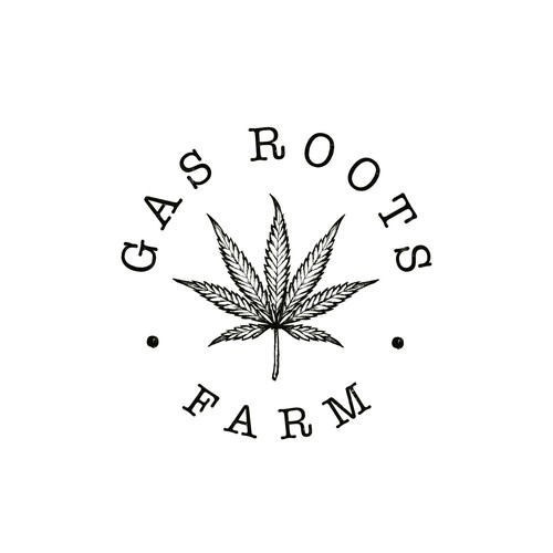 Agriculture brand with the title '"GasRoots" a medical marijuana lifestyle brand that needs a creative but simple identity'