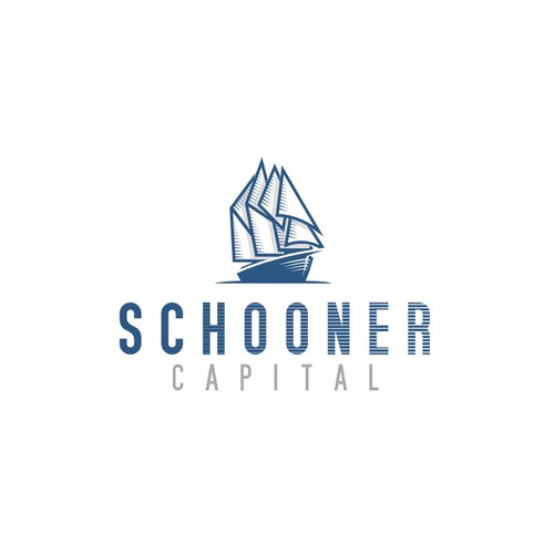 Capital design with the title 'Technology investor, Schooner Capital, needs modern makeover'