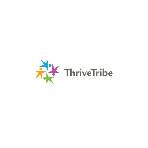Council logo with the title 'Concept for ThriveTribe, a community network for childcare'