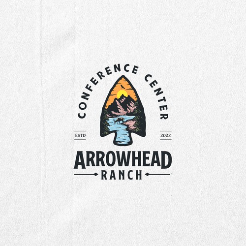 Retreat design with the title 'concept for ranch'