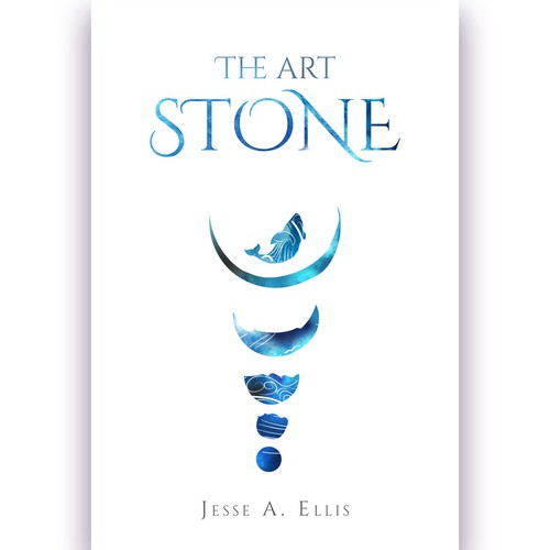 Elegant book cover with the title 'THE ART STONE'