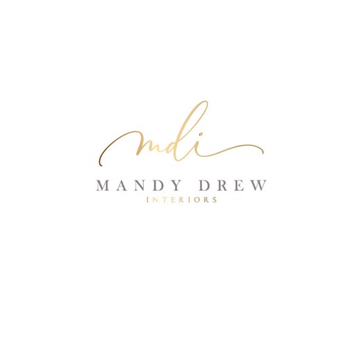 Logo with the title 'Mandy Drew Interiors'