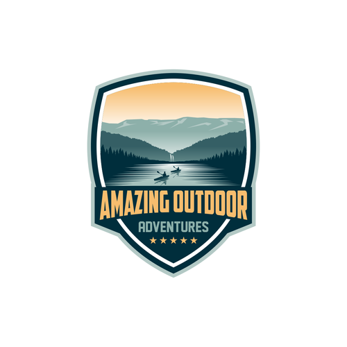 Canoe logo with the title 'Amazing Outdoor Adventures'