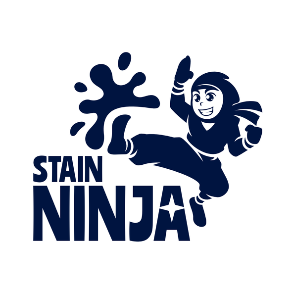 Cheerful logo with the title 'Stain Ninja'