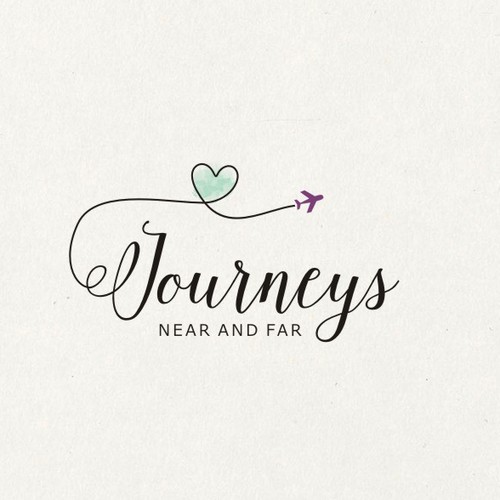 Travel agency design with the title 'JOURNEYS'