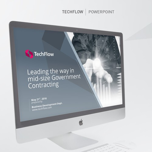 IT design with the title 'Edgy graphic style Powerpoint'