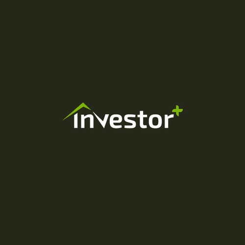 Mortgage brand with the title 'Investor Plus Real Estate Logo'
