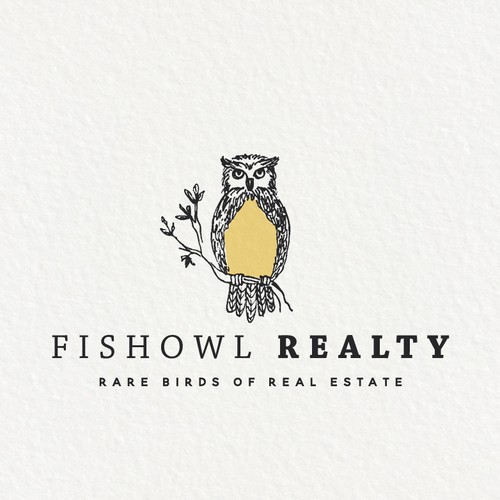Owl logo with the title 'fishowl realty'