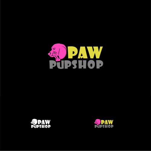 Pet shop design with the title 'Seeking BOLD and HIPSTER Dog Treat Logo'