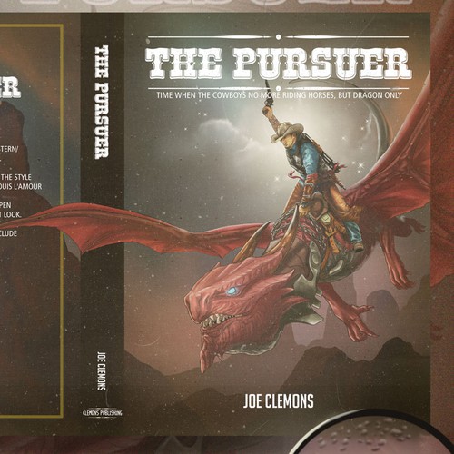 Painting book cover with the title 'The Pursuer'