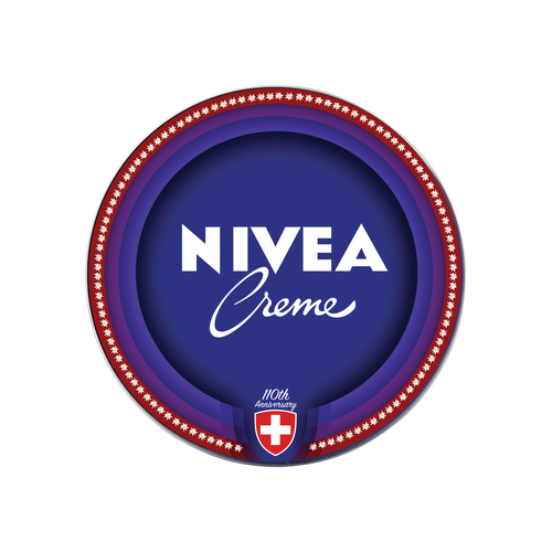 Packaging illustration with the title 'Nivea creme Packaging'