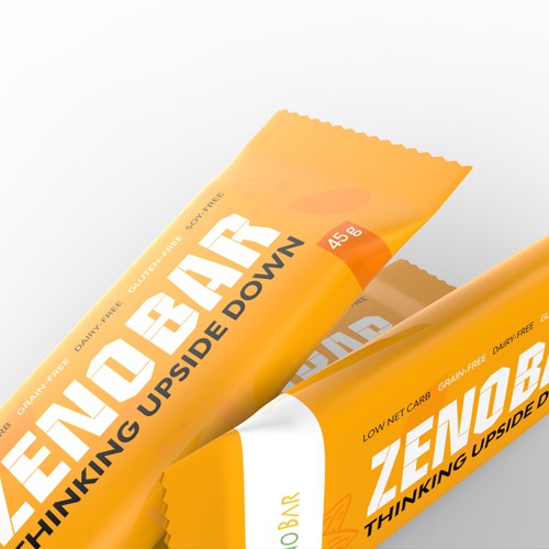 Chocolate bar design with the title 'Protein bar'