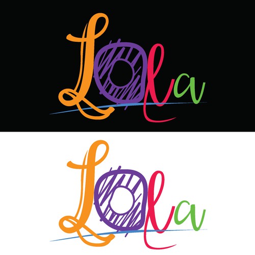 Mouse logo with the title 'Colourful Lola for Lola Wine Company'