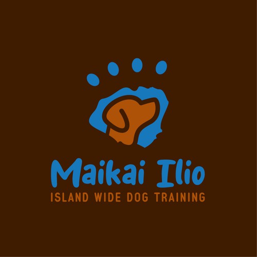 Paw design with the title 'logo design '