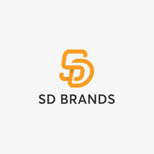 Sd标志的标题“Sd品牌logo设计!”