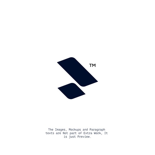 Process design with the title 'Letter PB Modern Icon Logo'