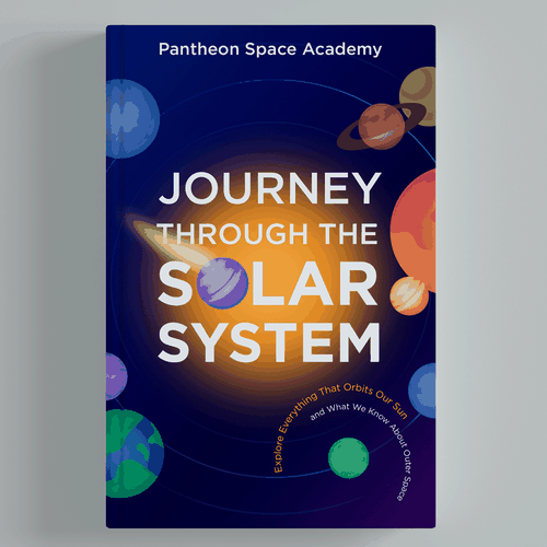 Solar system design with the title 'Solar System'