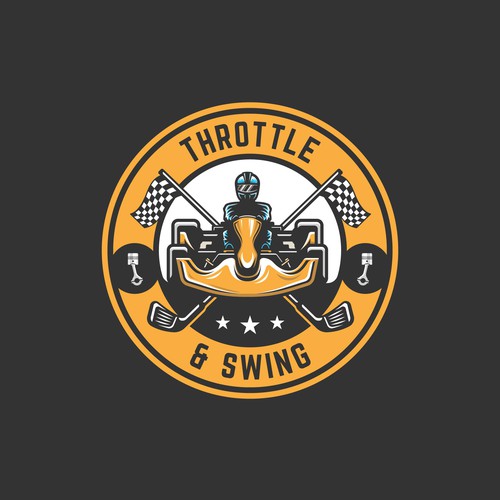 Young adult logo with the title 'Throttle Swing'