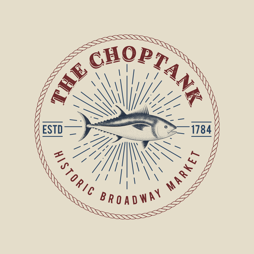 Realistic logo with the title 'The Choptank'