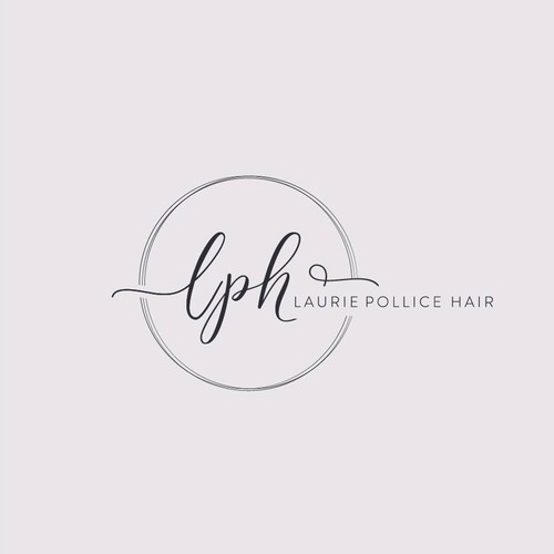 Stylist logo with the title 'Logo concept for "LPH(hair stylist)"'