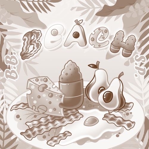 Food and drink artwork with the title 'Retro style menu design illustration'