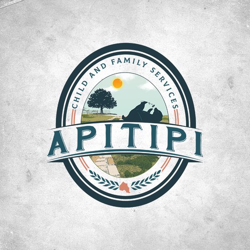 Canadian brand with the title 'Apitipi Child and Family Services'