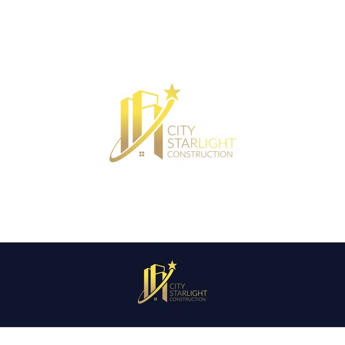 Construction company logo with the title 'Construction logo'