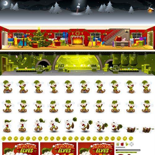 Cartoon logo with the title 'iPhone Game'