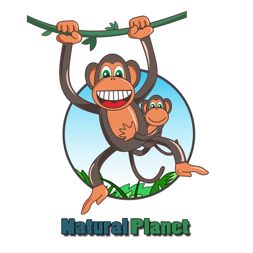 Rainforest design with the title 'Natural Planet '