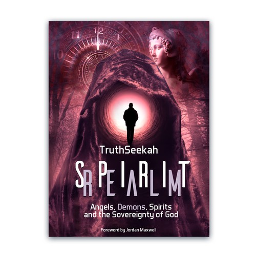 Angel wing design with the title 'Book Cover Design'