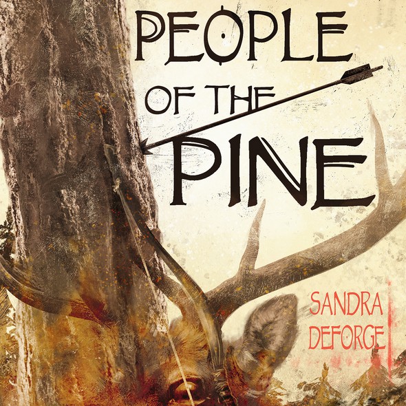 Tree book cover with the title 'People of the PINE - cover art'