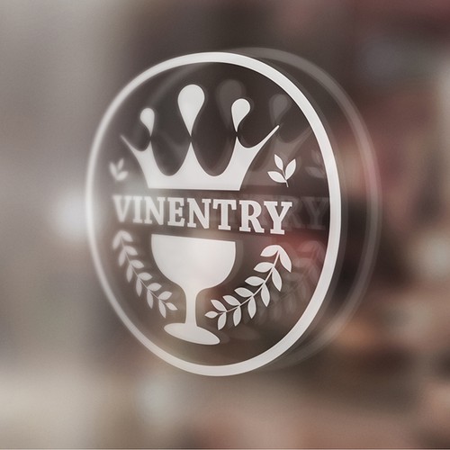 Glass brand with the title 'Vinetry'