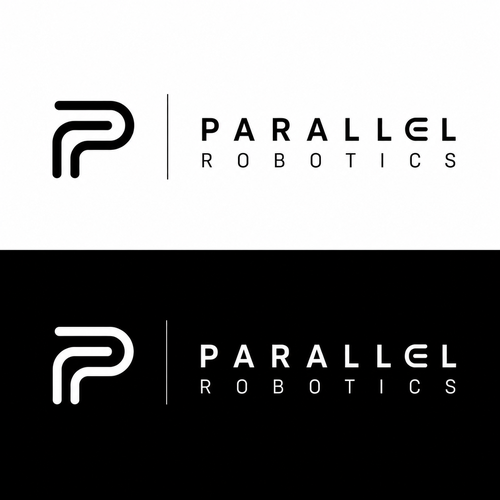 Robotics design with the title 'Parallel Robotics –  Logo Design'