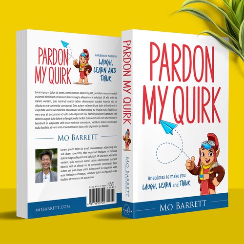 Thinking design with the title 'Pardon My Quirk'